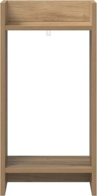 vidaXL Βάση φυτών με ράφι 2 pcs Τεχνίτικη Δρυς 30 x 30 x 60 cm