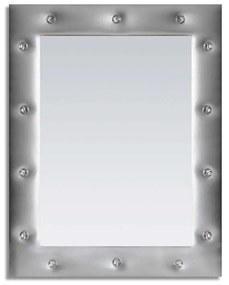 Καθρέπτης Τοίχου Xeni 1570189 55x70cm Silver Mirrors &amp; More Mdf,Γυαλί