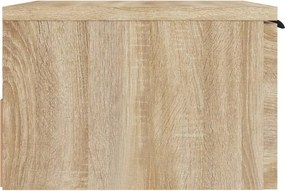 vidaXL Κομοδίνα Επιτοίχιο Sonoma Δρυς 34 x 30 x 20 εκ.