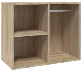 vidaXL Ντουλάπι Γυαλιστερό Sonoma Δρυς 80x40x65εκ.Επεξεργασμένο Ξύλο