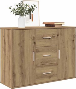 vidaXL Ντουλάπι Αρτισιανή Δρυς 90x29,5x65 εκ. από Επεξεργασμένο Ξύλο