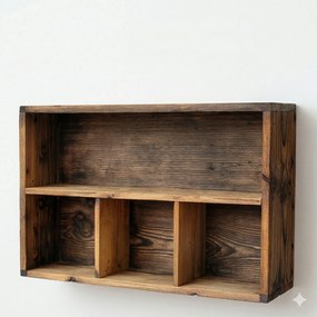 Ράφι Τοίχου Ξύλινο NOLEFLO 50x14x30