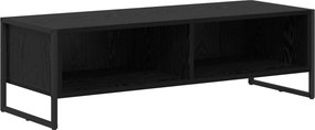 vidaXL Ντουλάπι TV 100 x 36.5 x 30.5 εκ Μαύρη Οξυά Επεξεργασμένο Ξύλο