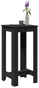 vidaXL Τραπέζι Μπαρ Μαύρο 51x50x103,5 εκ. Επεξ. Ξύλο