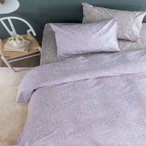 Παπλωματοθήκη FL6281 (Σετ 3τμχ) Lila Palamaiki Υπέρδιπλo 240x250cm 100% Βαμβάκι