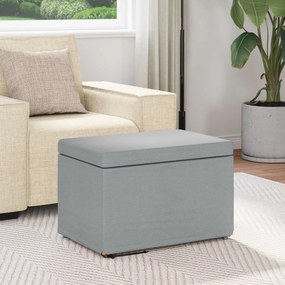 VidaXL Σκαμνί Ανοιχτό γκρι 61 x 41 x 40 εκ