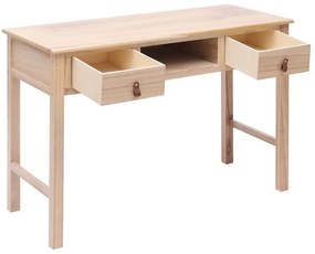 vidaXL Γραφείο Φυσικό Χρώμα 110 x 45 x 76 εκ. Ξύλινο