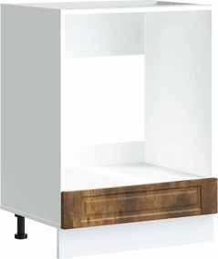 vidaXL Ντουλάπι φούρνου Porto Καπνιστή Δρυς Επεξεργασμένο ξύλο