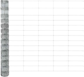 vidaXL Άγριος Φράκτης με Στηρίγματα 50 x 1,4 μ (Π x Υ)