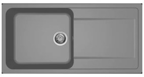 Νεροχύτης κουζίνας LIFE 480 Titanium 73 ELLECI 100x50cm