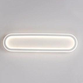 ΟΡΟΦΗΣ Φ/Σ LED 33W DIM CCT 3300LM SOLO ΜΕΤΑΛΛΙΚΟ ΛΕΥΚΟ IP20 57X14X6CM