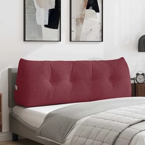 vidaXL Μαξιλάρι Πλάτης Κόκκινο 140 x 24 x 50 εκ ύφασμα