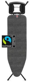 Brabantia 1009442 Σιδερώστρα Σπαστή 124x38cm, Denim Black