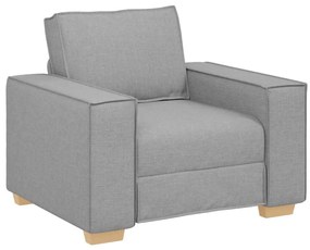 vidaXL Σετ Καναπέ με μαξιλάρι 3 pcs Γκρι 220 x 78 x 84 εκ. ύφασμα