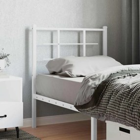 vidaXL Ανταλλακτικό κεφαλάρι Λευκό 75 εκ. Μεταλλικό