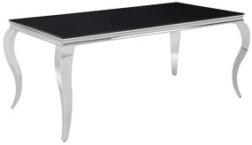 TABLE PRINCE BLACK/CHROME 180X90 DIOMMI PRINCECCH180