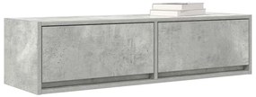 vidaXL Κομμάτι Τηλεόρασης Γκρι Σκυρόδεμα 100x31x25,5 εκ Επεξεργασμένο Ξύλο