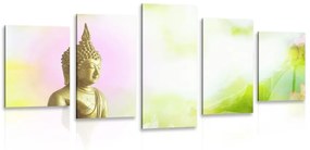 5 μέρη εικόνα αρμονία του βουδισμού