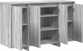 vidaXL Πλαϊνό γραφείο Γκρίζο Σονομα 120 x 41 x 75 εκ.