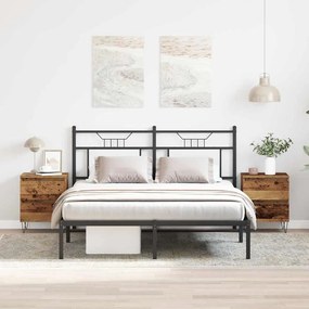 vidaXL Κομοδίνα 2 τμχ Παλιό Ξύλο 40x35x50 εκ. Συνθετικό Ξύλο