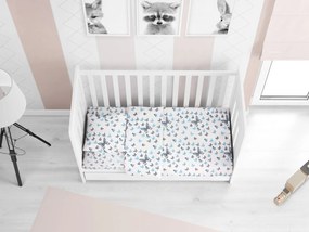 DIMcol ΠΑΠΛΩΜΑΤΟΘΗΚΗ ΕΜΠΡΙΜΕ ΒΡΕΦ Cotton 100% 120Χ160 Butterfly 56 Sky blue 1915717607205682