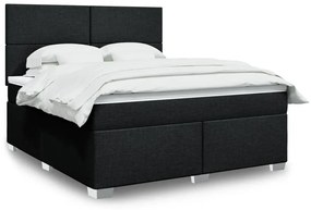 ΚΡΕΒΑΤΙ BOXSPRING ΜΕ ΣΤΡΩΜΑ ΜΑΥΡΟ 180X200 ΕΚ. ΥΦΑΣΜΑΤΙΝΟ 3290562