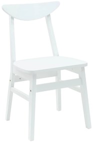 vidaXL Καρέκλες φαγητού 2 pcs Λευκό 42 x 47.5 x 81 εκ