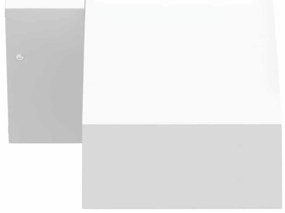 vidaXL Φωτιστικά Εξ. Χώρου LED 2 Τεμ. Λευκό από Χυτό Αλουμίνιο