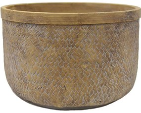 Κασπώ Weave Antique 00.03.35609 Φ27x17,5cm Brown Ceramic