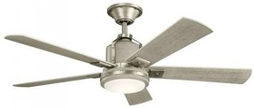 Ανεμιστήρας Οροφής 59,2W Φωτιστικό LED 10W Νίκελ Τηλεχειριστήριο Colerne KLF-COLERNE-52-BN Elstead Lighting KLF-COLERNE-52-BN Νίκελ Ματ