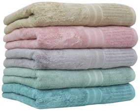 Σετ 3 Πετσέτες 30x50, 50x100, 70x140 Modal 2 Blush Pink Anna Riska