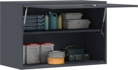 vidaXL Ντουλάπι τοίχου για γκαράζ Ανθρακί 80 x 40 x 53 εκ