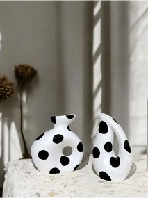 Stewehome Σετ 2 τεμαχίων βάζων από σκυρόδεμα μοντέρνου σπιτιού διακόσμησης