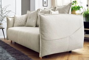 3-Seat Sofa-Bed Puffy - Cream Cream