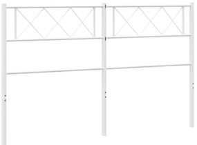 vidaXL Ανταλλακτικό κεφαλάρι Λευκό 120 εκ. Μεταλλικό