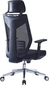 Καρέκλα γραφείου διευθυντή Commend pakoworld ύφασμα mesh μαύρο