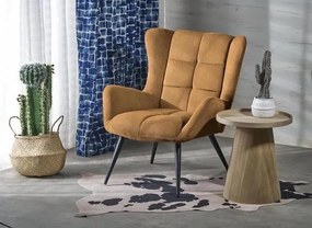 BYRON leisure chair, mustard