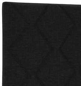 vidaXL Υφασμάτινο Κεφαλάρι Geometric με κεφαλάρι Μαύρο 100 cm ύφασμα