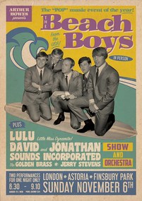 Αφίσα The Beach Boys - Live in London, (59.4 x 84.1 cm)
