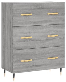 vidaXL Ντουλάπι Γκρι Sonoma 69,5 x 34 x 90 εκ. από Επεξεργασμένο Ξύλο