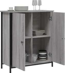 vidaXL Ντουλάπι Γκρι Sonoma 70 x 30 x 80 εκ. από Επεξεργ. Ξύλο