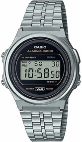 Unisex Ρολόγια Casio  A171WE-1AEF Ασημί (Ø 36 mm) (37,5 mm)
