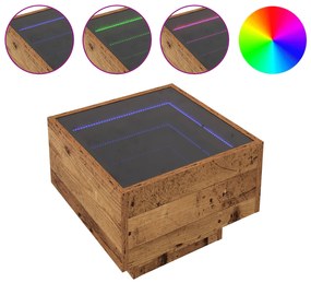 vidaXL Τραπεζάκι σαλονιού Παλαιό ξύλο 40 x 40 x 30 cm