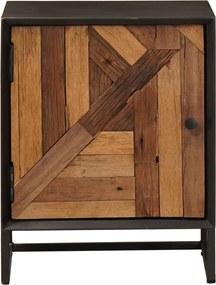 vidaXL Χειροποίητο Κομοδίνο Φυσικό 40 x 30 x 50 cm