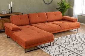 Corner Sofa Mustang Small Left - Orange Orange
