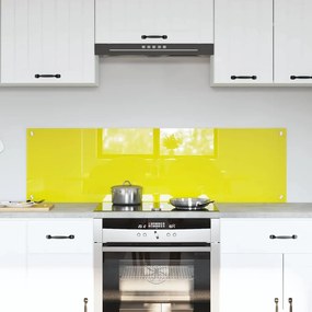vidaXL Πίσω Πάνελ Κουζίνας 2 pcs Κίτρινο 70 x 40 cm σκληρυμένο γυαλί