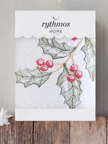 ΠΕΤΣΕΤΑ ΠΡΟΣΩΠΟΥ ΚΟΥΤΙ RYTHMOS CHRISTMAS TERRY GIFT ΓΚΙ 50X90 ΛΕΥΚΟ