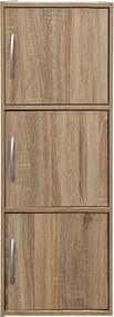 Ντουλάπι-στήλη Soline pakoworld sonoma 40x34.5x90.5εκ
