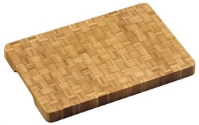 Επαγγελματικο ξύλο κοπής Kesper 58181, 36x24x3cm, Μπαμπού, Λαβές, Καφέ