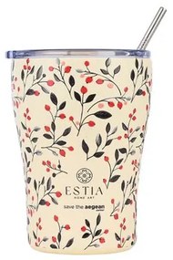 Estia Θερμός - Κούπα Coffee Mug Save the Aegean 350ml Bloom Beige 01-31701